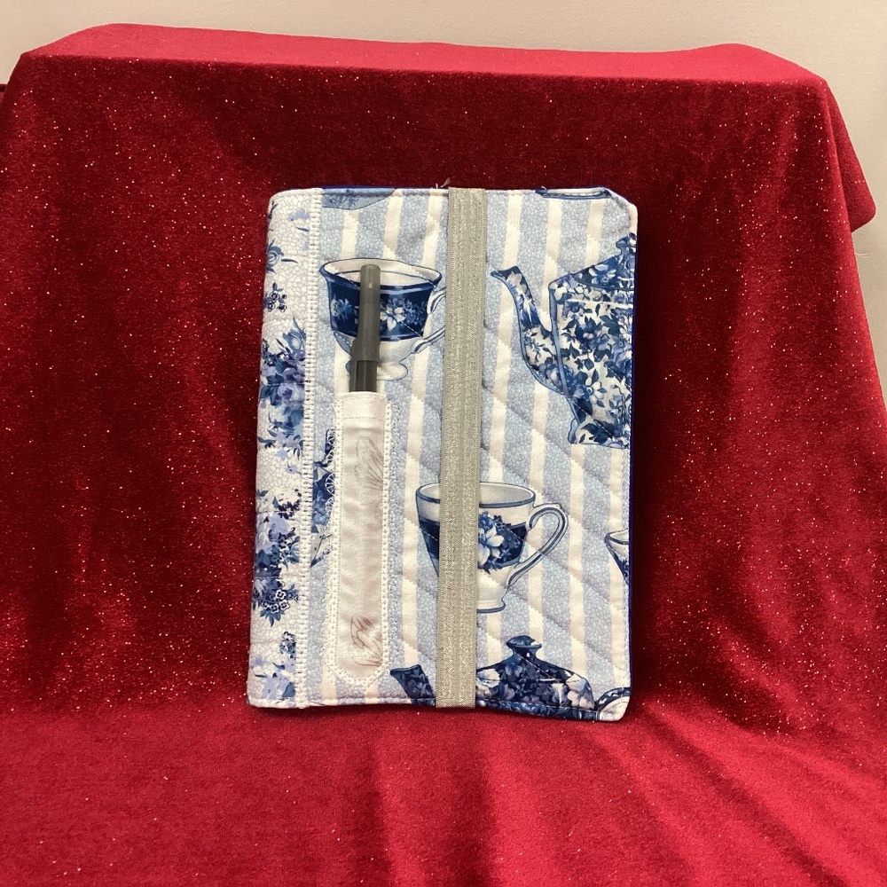 5 x 7 embroidered notebook.  Notebook included